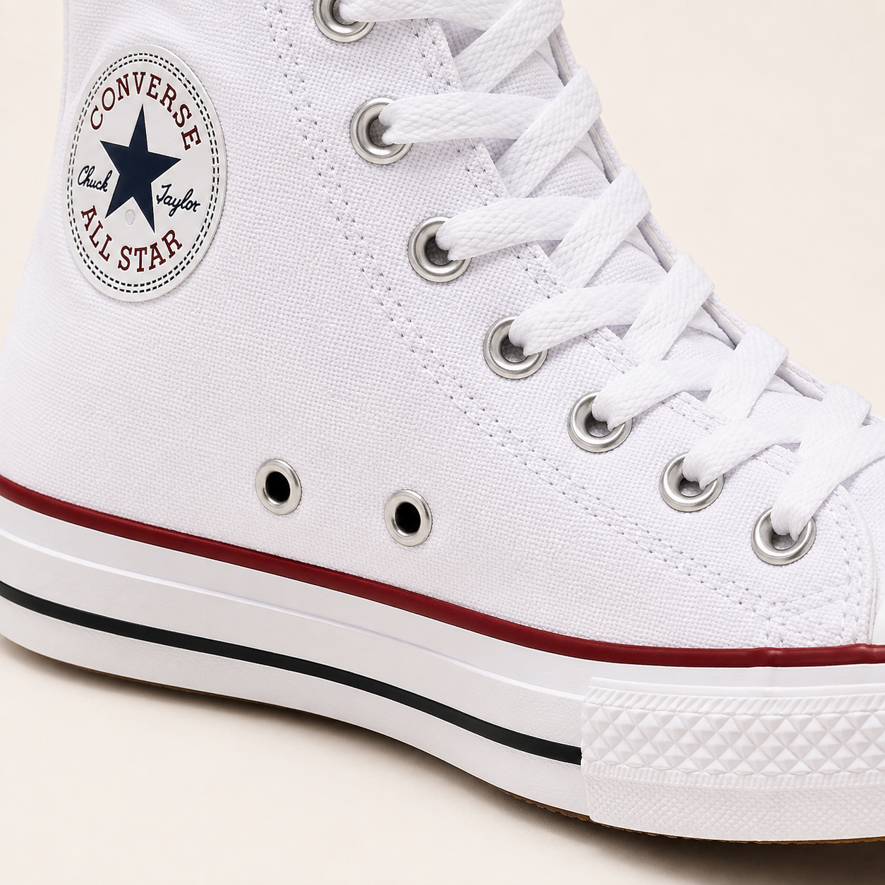 ALL STAR HIGH BRANCO BAIXA TC
