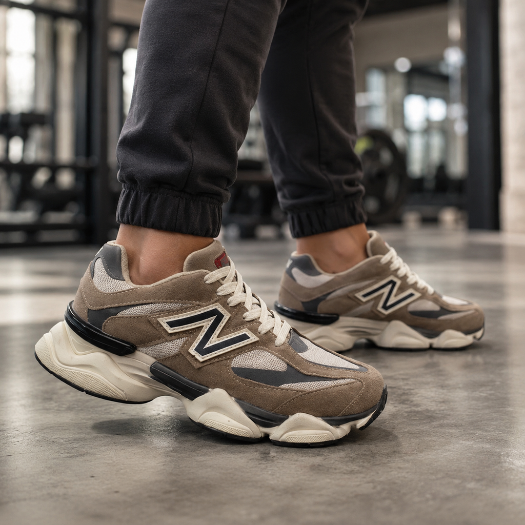 NEW BALANCE 9060 BEGE GRAFITE BAIXA DM