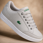 LACOSTE SAPATÊNIS CINZA BRANCO ALTA