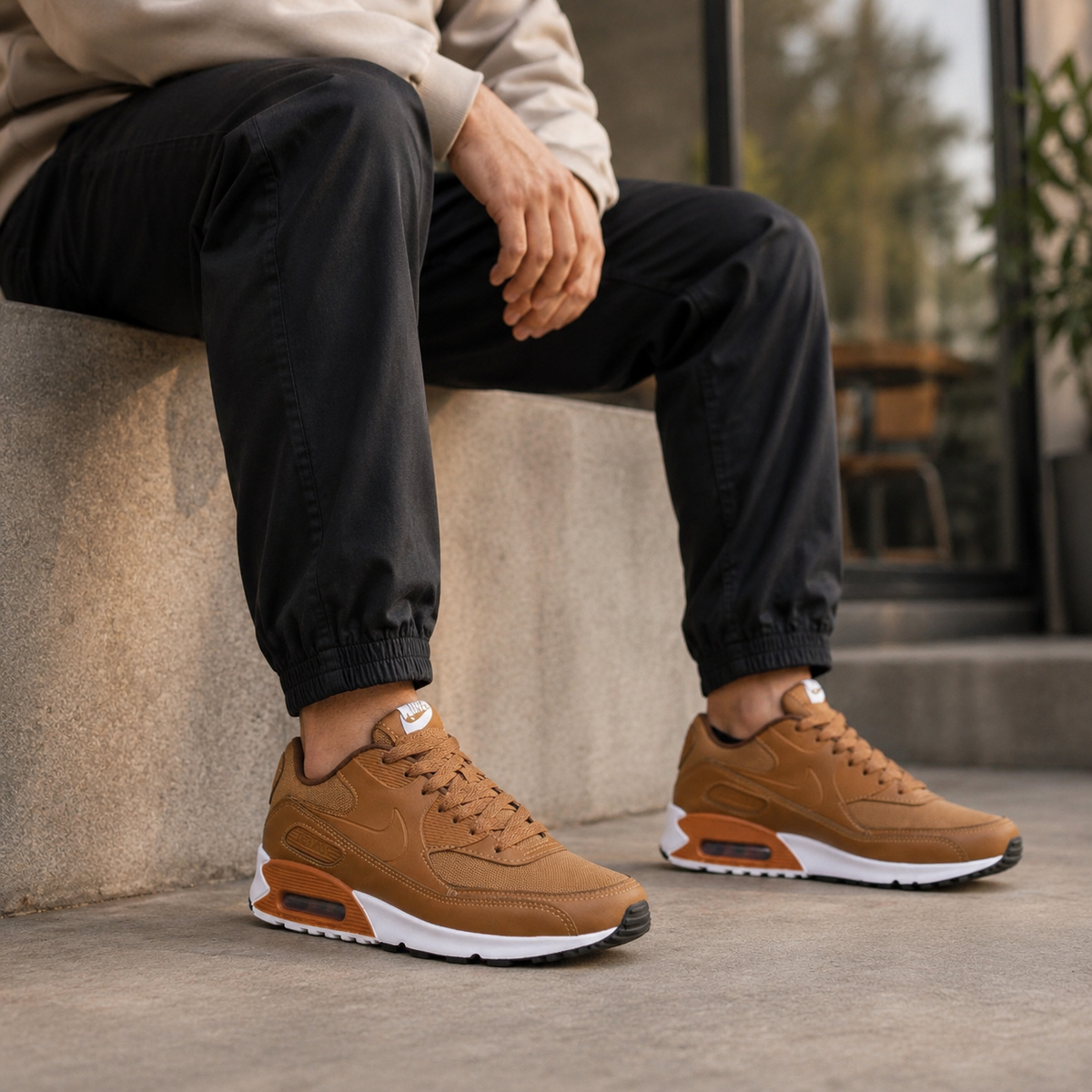 NIKE AIR MAX 90 CARAMELO ALTA WL