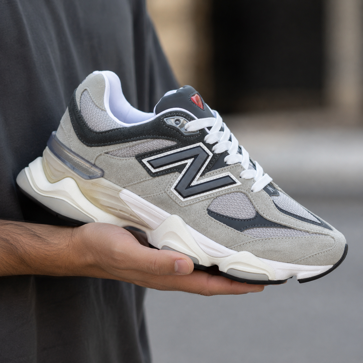 NEW BALANCE 9060 CINZA GRAFITE ALTA PREMIUM