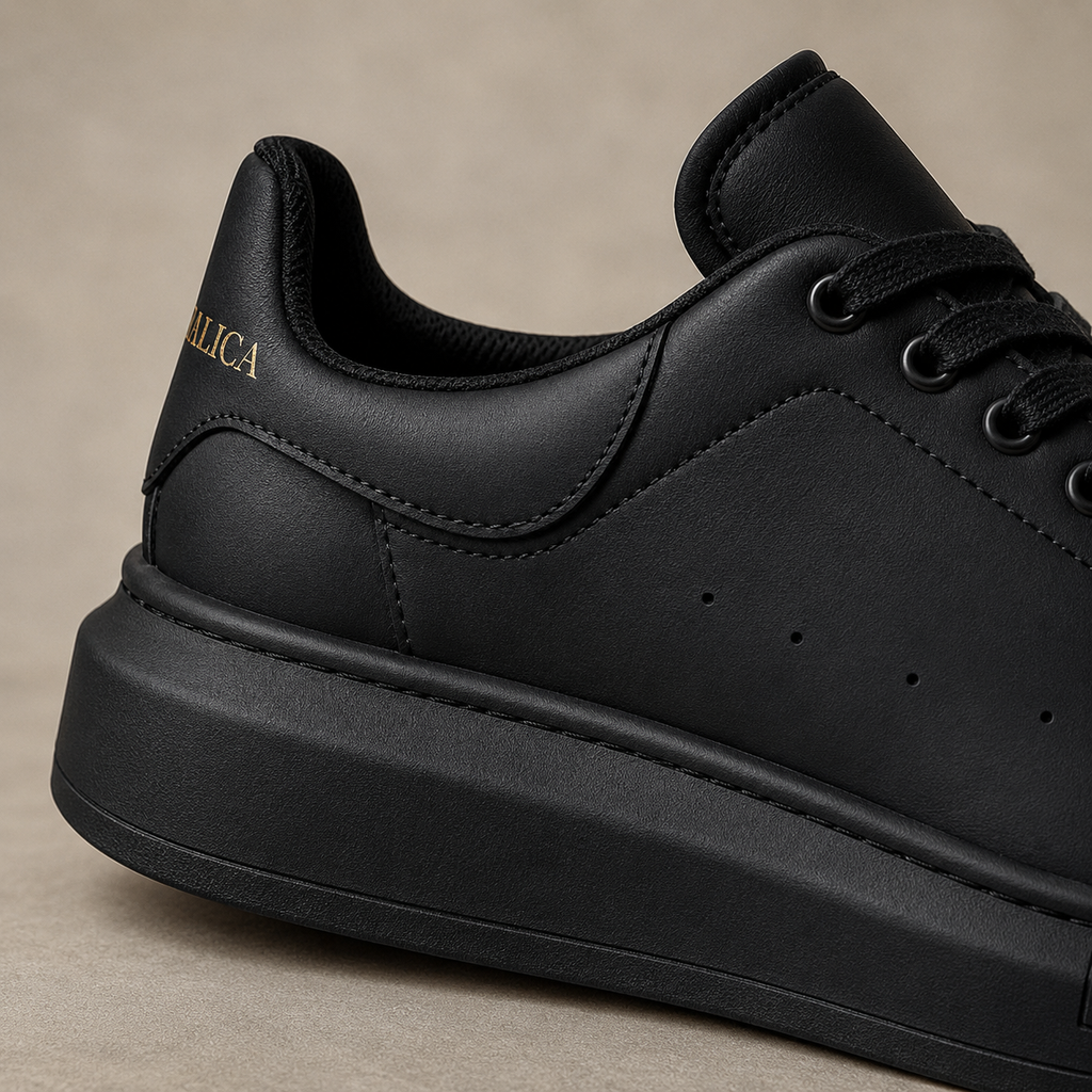 ALEXANDER MCQUEEN PRETO PRETO ALTA