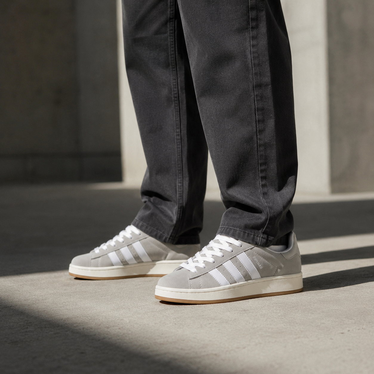 ADIDAS CAMPUS CINZA CAMURÇA ALTA PH