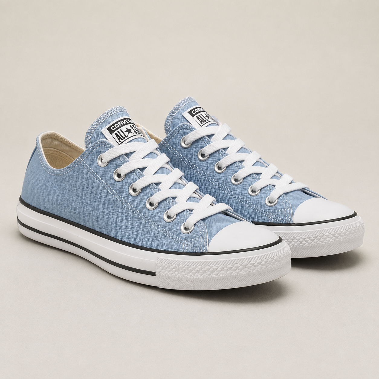 ALL STAR AZULBB COURO BAIXA