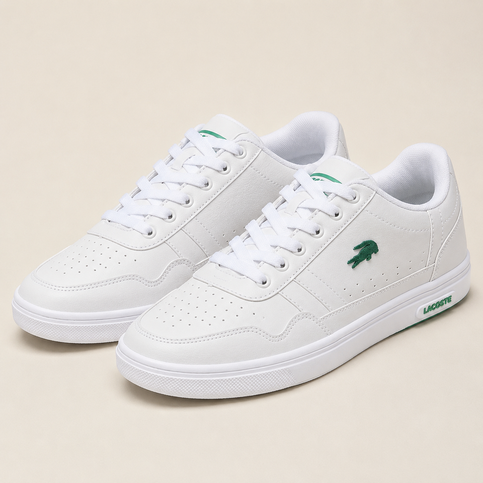LACOSTE T-CLIP BRANCO BRANCO BAIXA