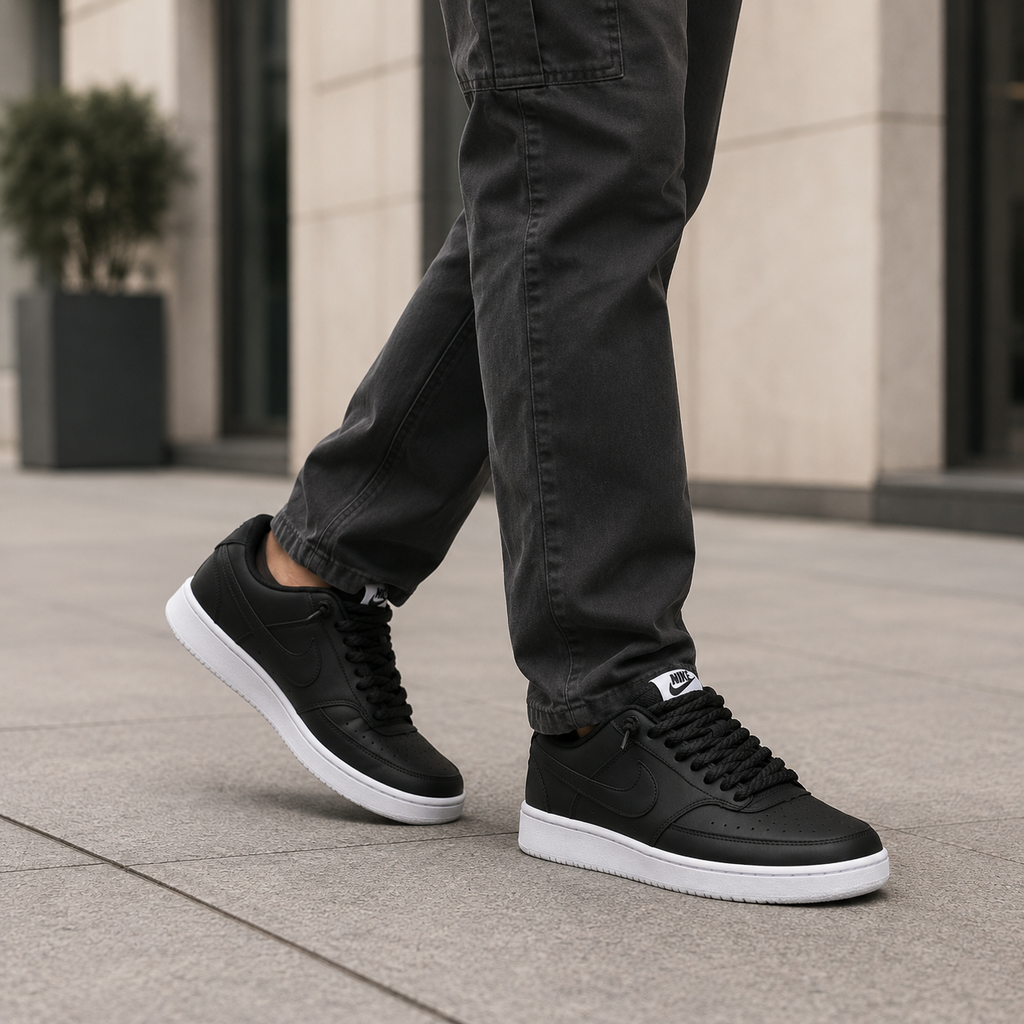 NIKE COURT VISION PRETO NOBUCK ALTA NL
