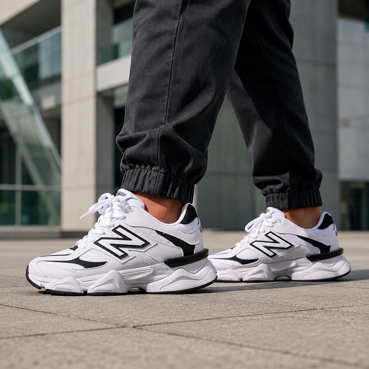 NEW BALANCE 9060 BRANCO PRETO ALTA DM
