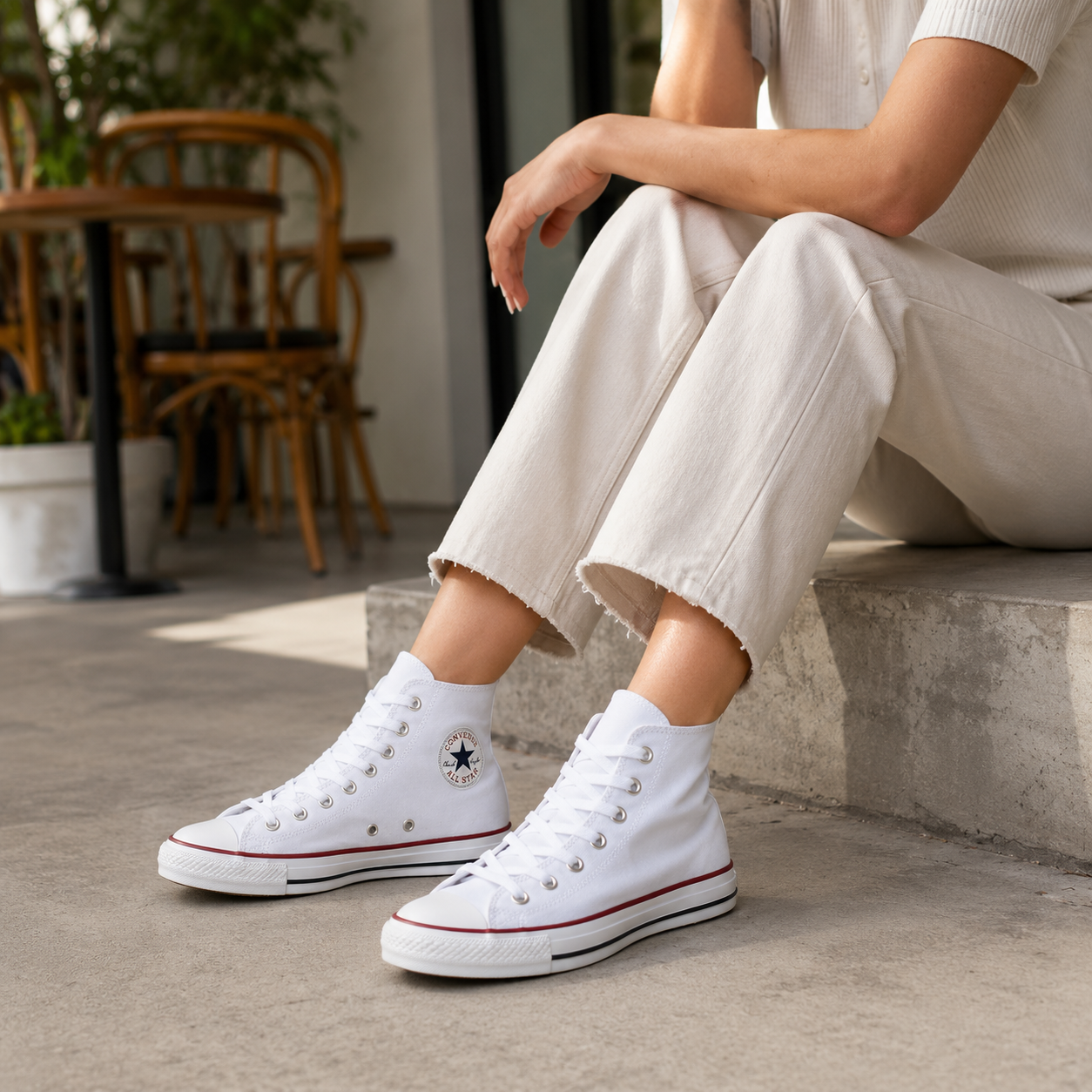 ALL STAR HIGH BRANCO BAIXA TC