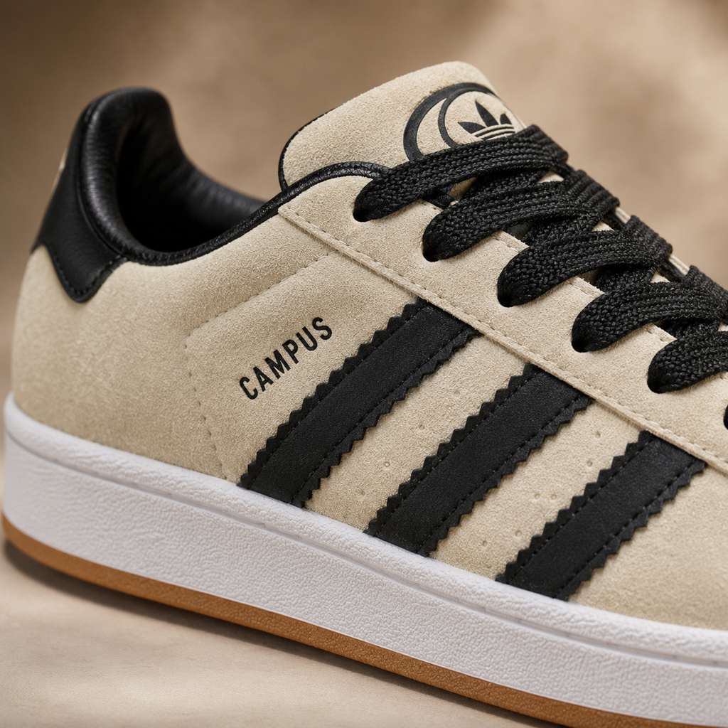 ADIDAS CAMPUS GELO PRETO ALTA FR