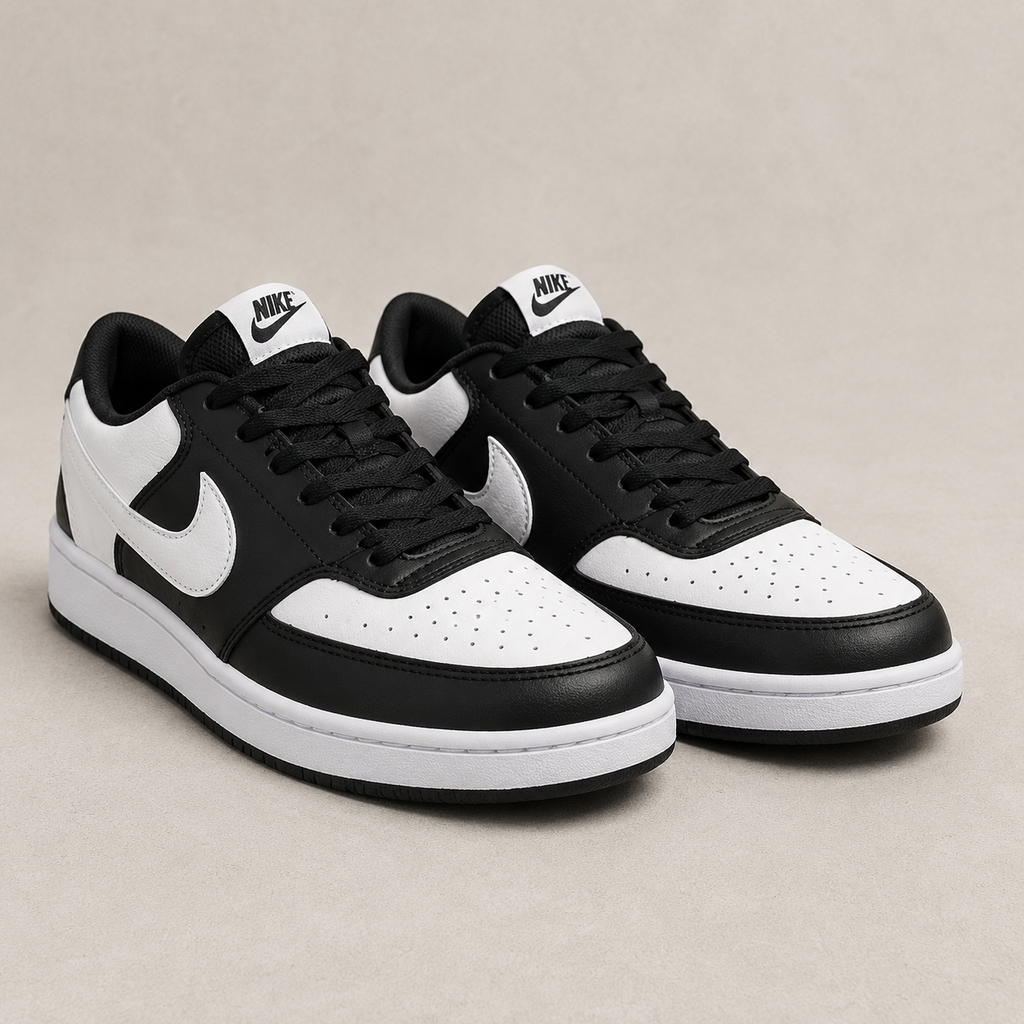 NIKE COURT VISION BRANCO PRETO ALTA NL