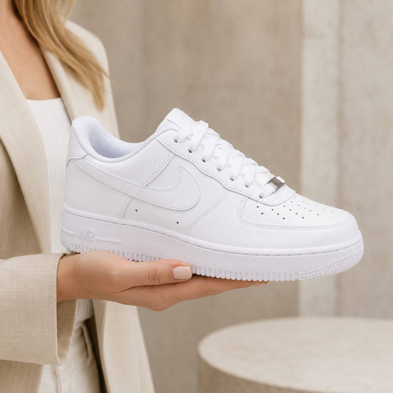 NIKE AIR FORCE BRANCO BAIXA NL