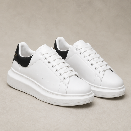 ALEXANDER MCQUEEN BRANCO PRETO ALTA