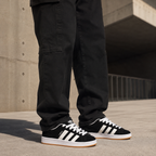 ADIDAS CAMPUS PRETO LATEX ALTA GRADE DE 15