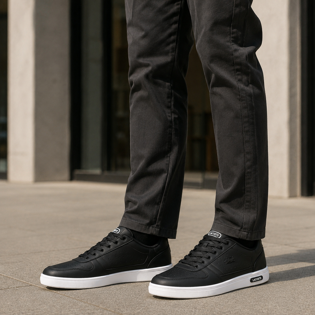 LACOSTE T-CLIP PRETO SB ALTA