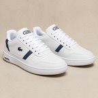 LACOSTE T-CLIP BRANCO AZUL ALTA