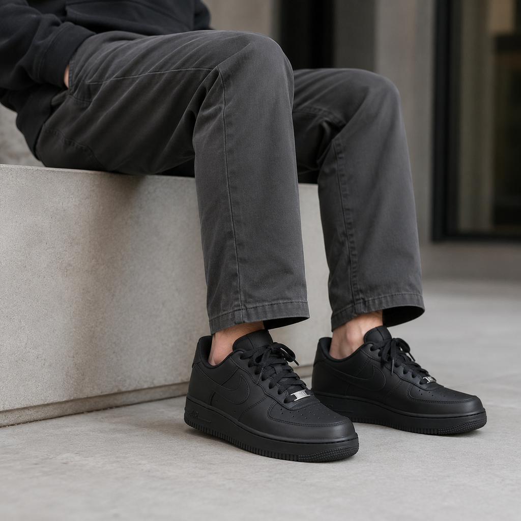 NIKE AIR FORCE PRETO ALTA NL