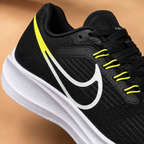 NIKE PEGASUS PRETO BRANCO LIMAO SB ALTA