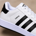 ADIDAS CAMPUS BRANCO PRETO GRADE 20