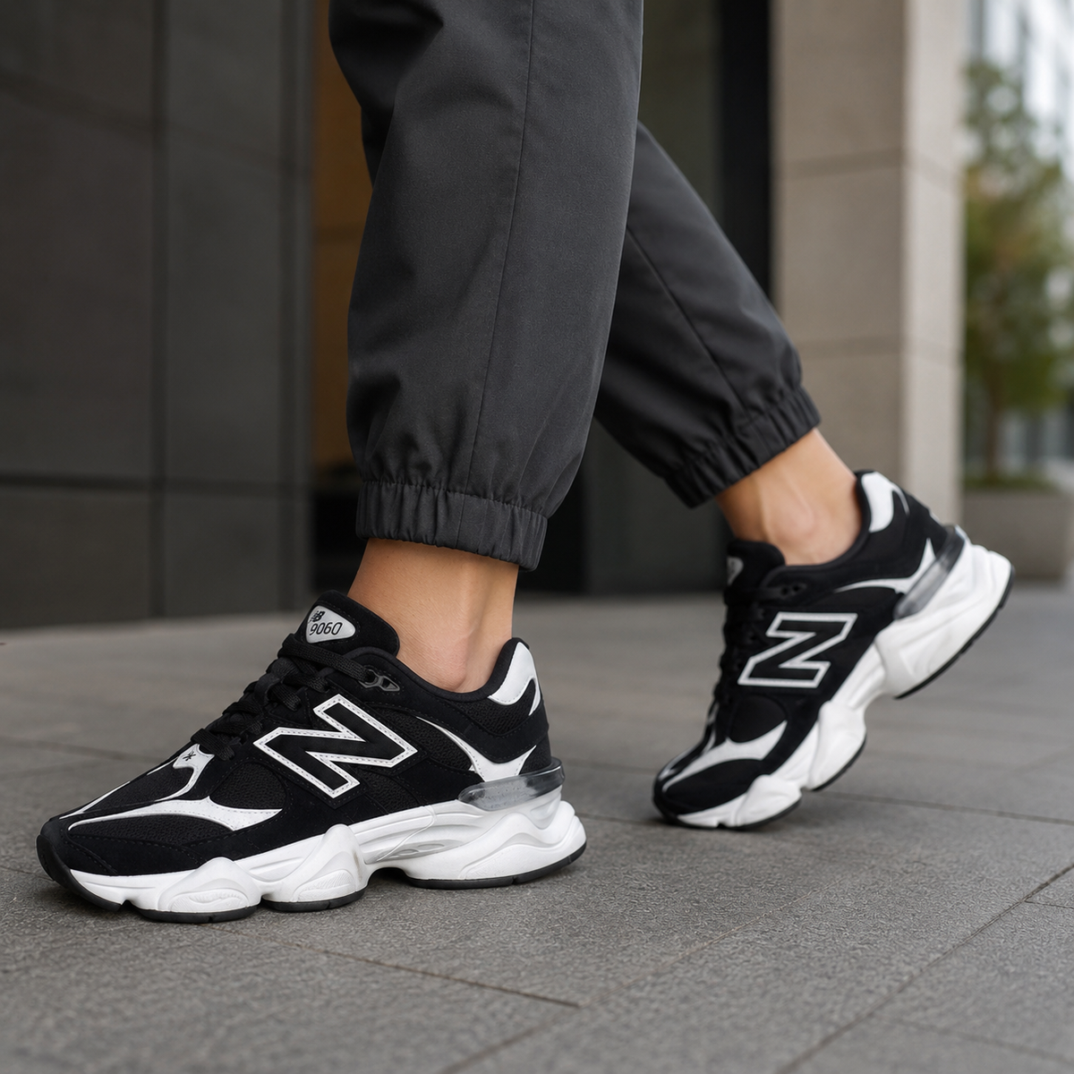NEW BALANCE 9060 PRETO BRANCO BAIXA RB