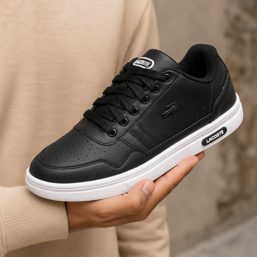 LACOSTE T-CLIP PRETO SB ALTA