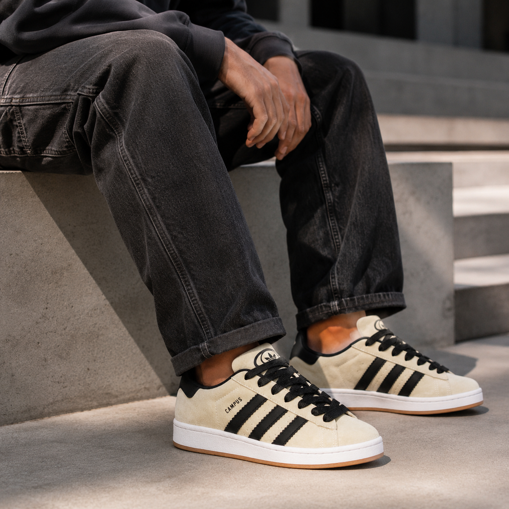 ADIDAS CAMPUS GELO PRETO ALTA FR