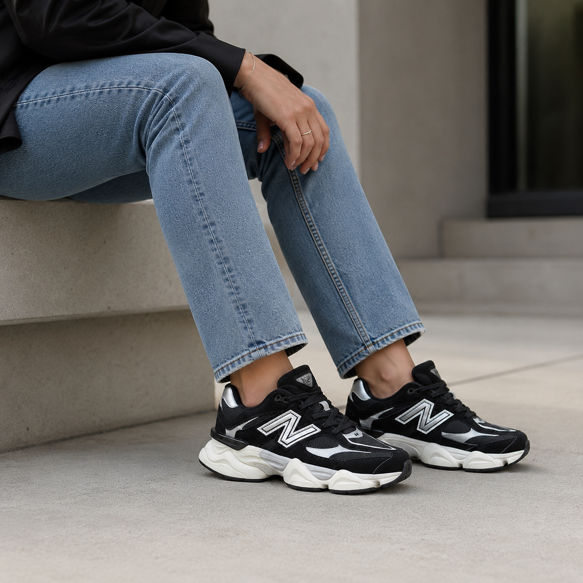 NEW BALANCE 9060 PRETO GELO BAIXA DM