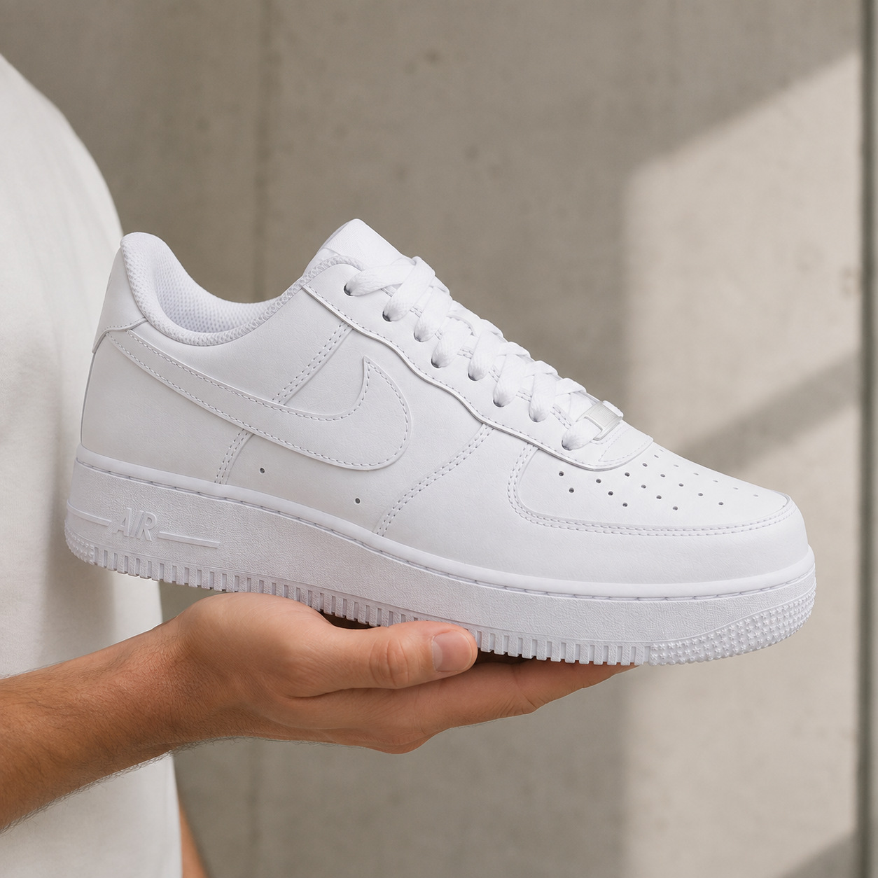 NIKE AIR FORCE BRANCO ALTA NL