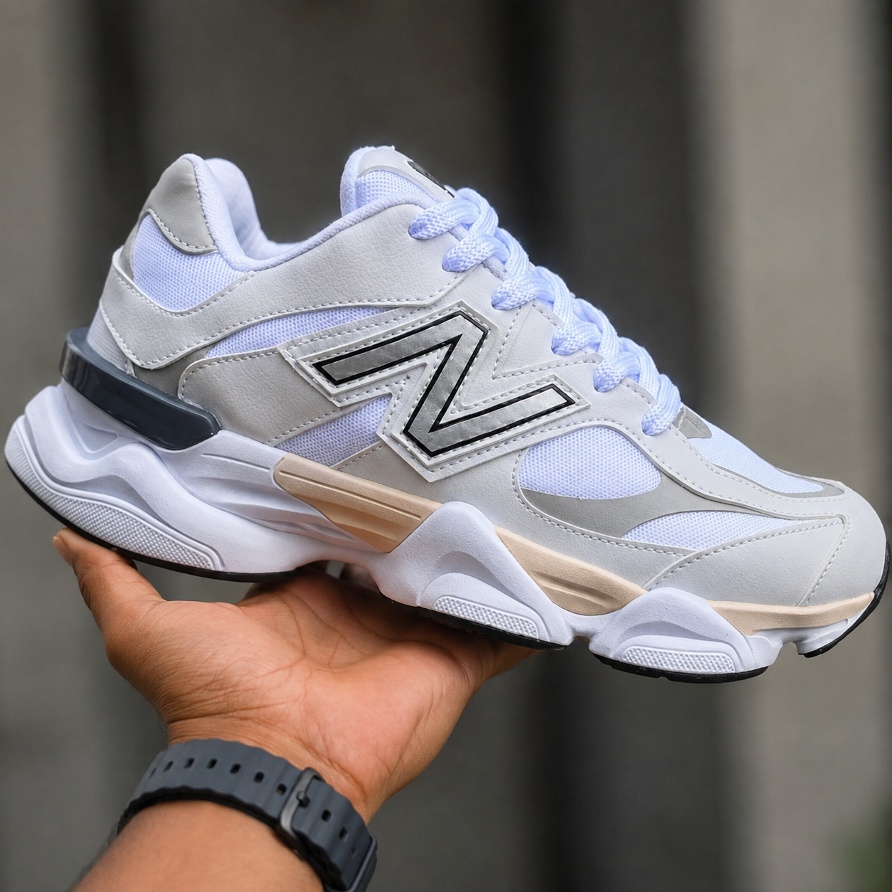 NEW BALANCE 9060 BRANCO CINZA ALTA DM