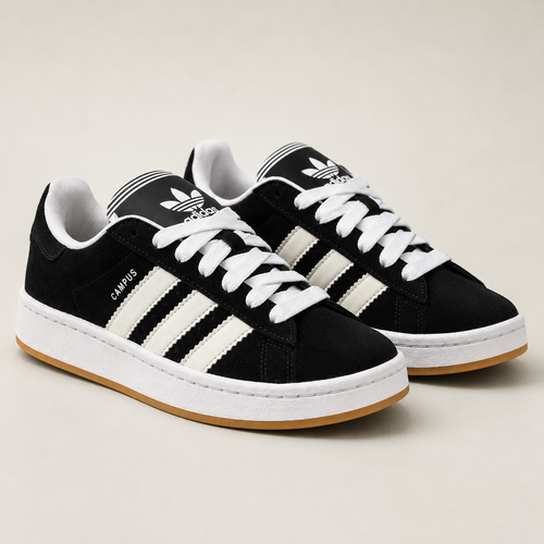 ADIDAS CAMPUS PRETO LATEX ALTA GRADE DE 15