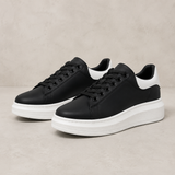 ALEXANDER MCQUEEN PRETO BRANCO ALTA