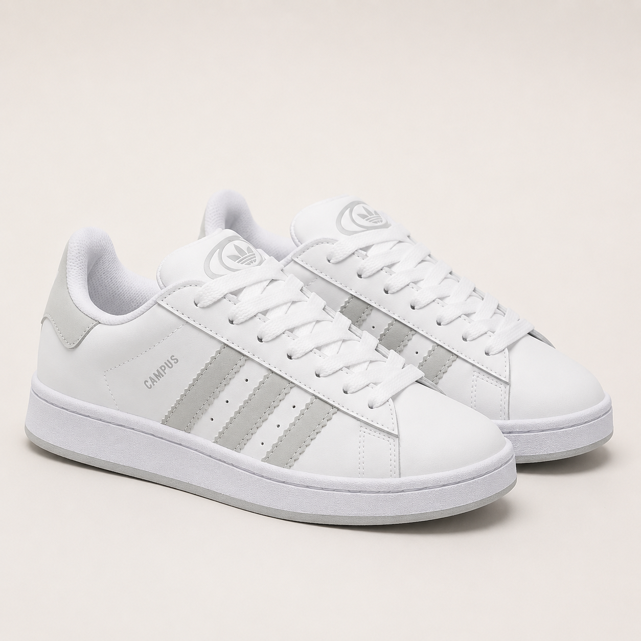 ADIDAS CAMPUS BRANCO GELO GRADE 20