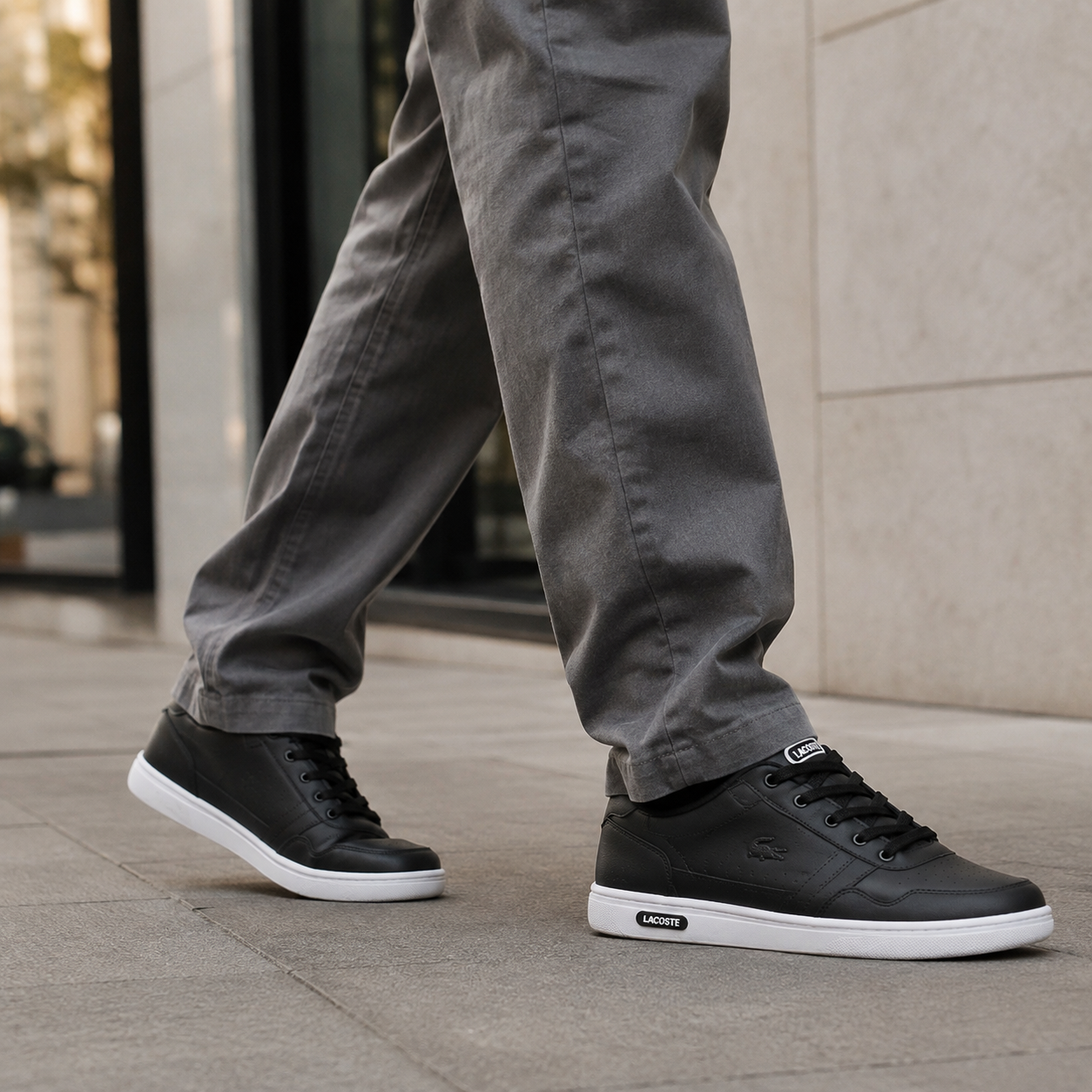 LACOSTE T-CLIP PRETO SB ALTA