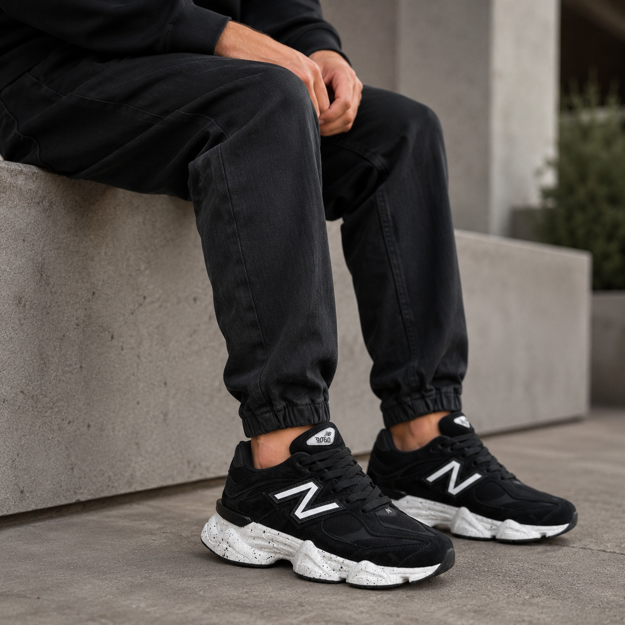 NEW BALANCE 9060 PRETO CREME ALTA DM