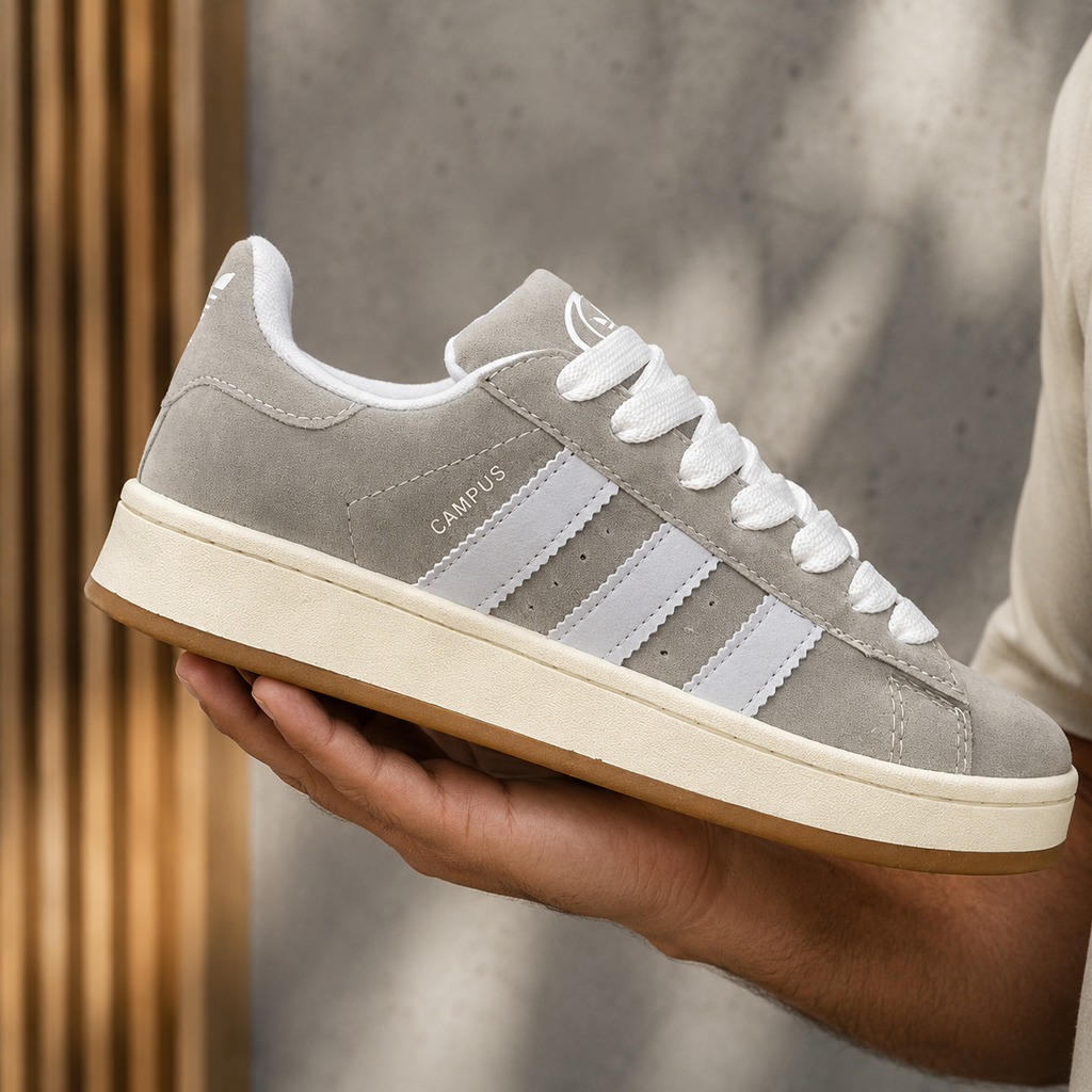 ADIDAS CAMPUS CINZA CAMURÇA ALTA PH