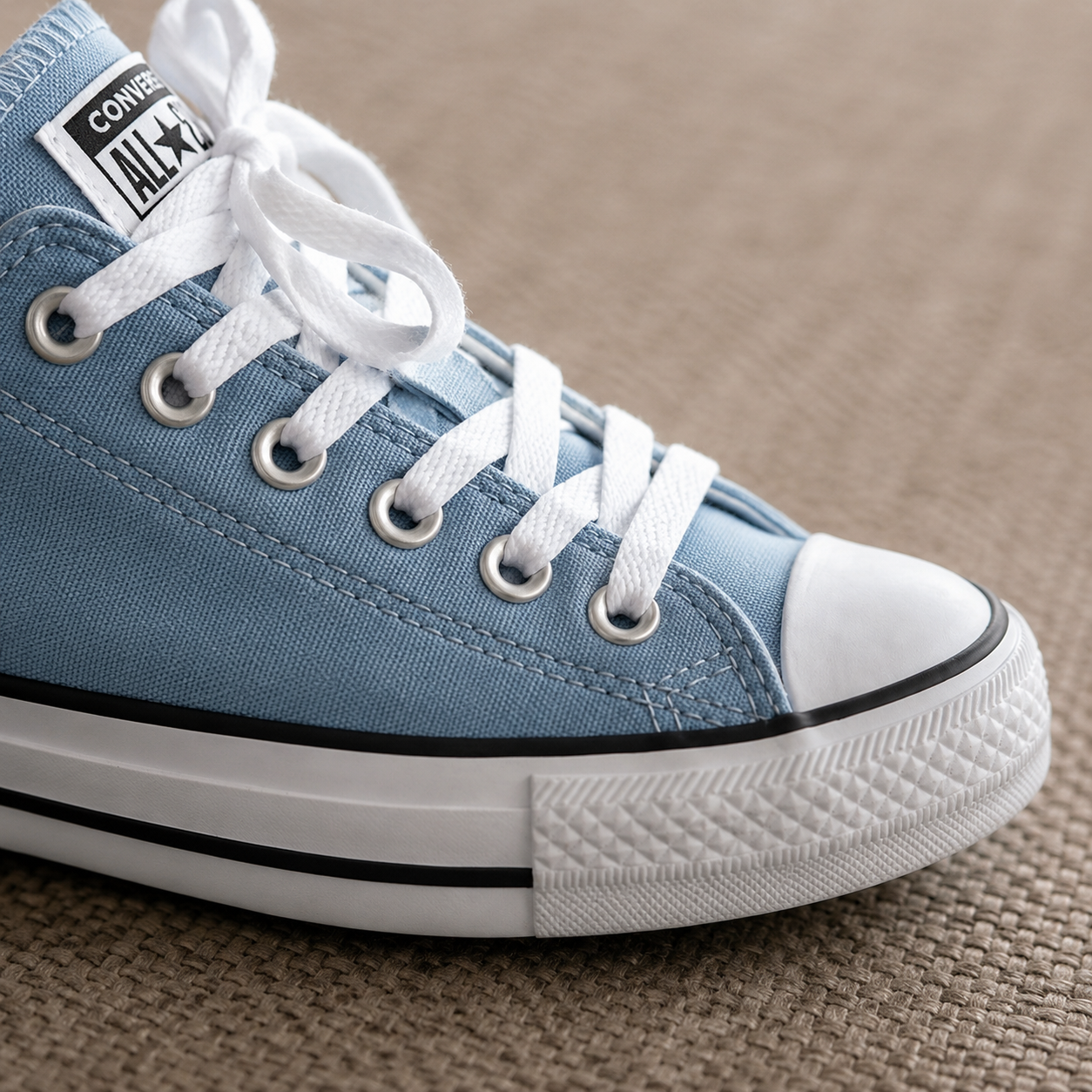 ALL STAR AZULBB COURO BAIXA