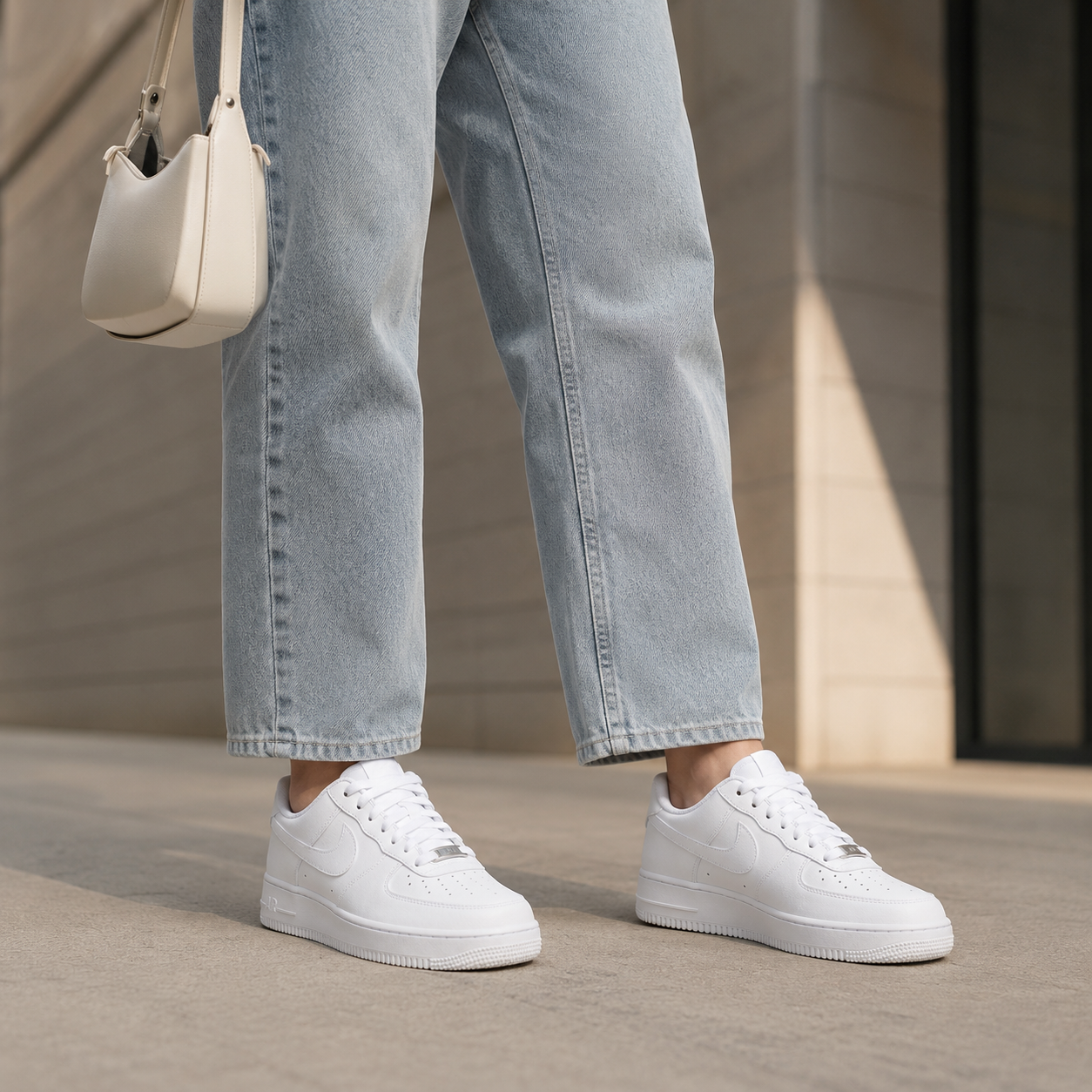 NIKE AIR FORCE BRANCO BAIXA NL