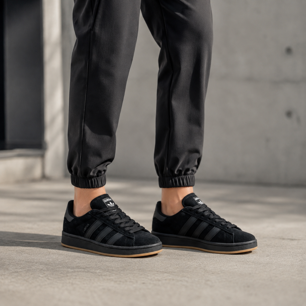 ADIDAS CAMPUS PRETO PRETO BAIXA FR