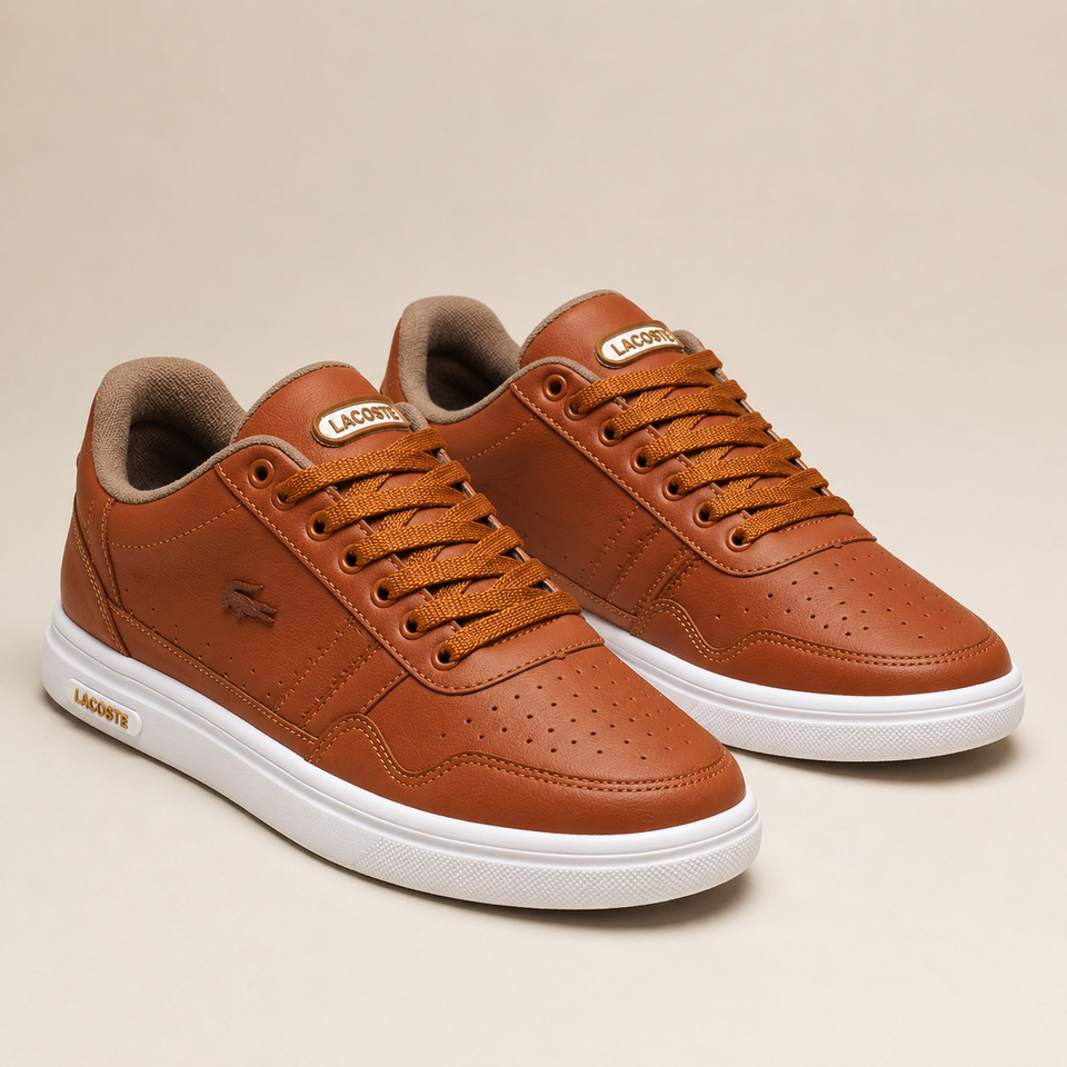 LACOSTE T-CLIP CARAMELO ALTA