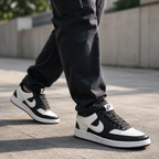 NIKE COURT VISION BRANCO PRETO ALTA NL