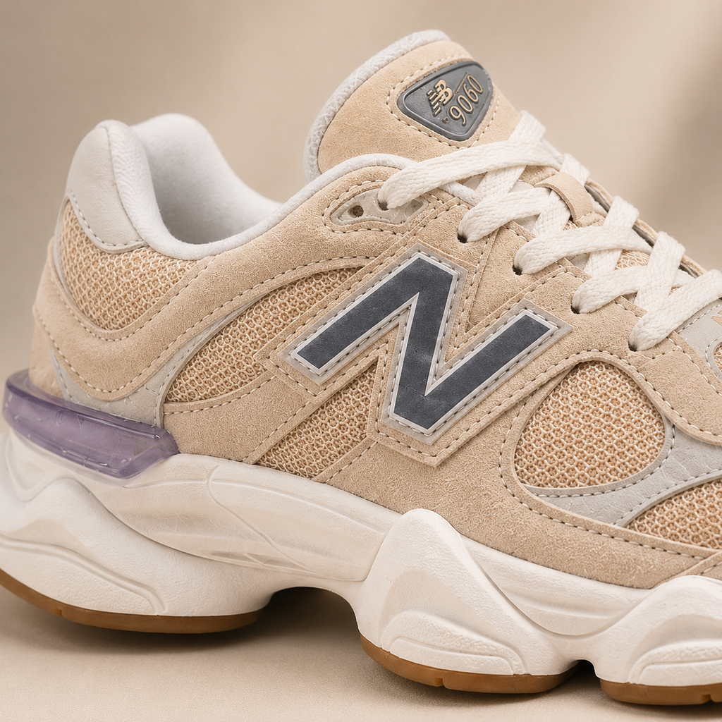 NEW BALANCE 9060 CREME CINZA BAIXA RB