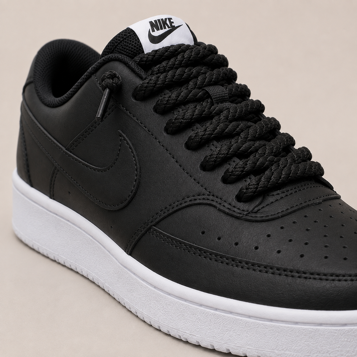 NIKE COURT VISION PRETO NOBUCK ALTA NL