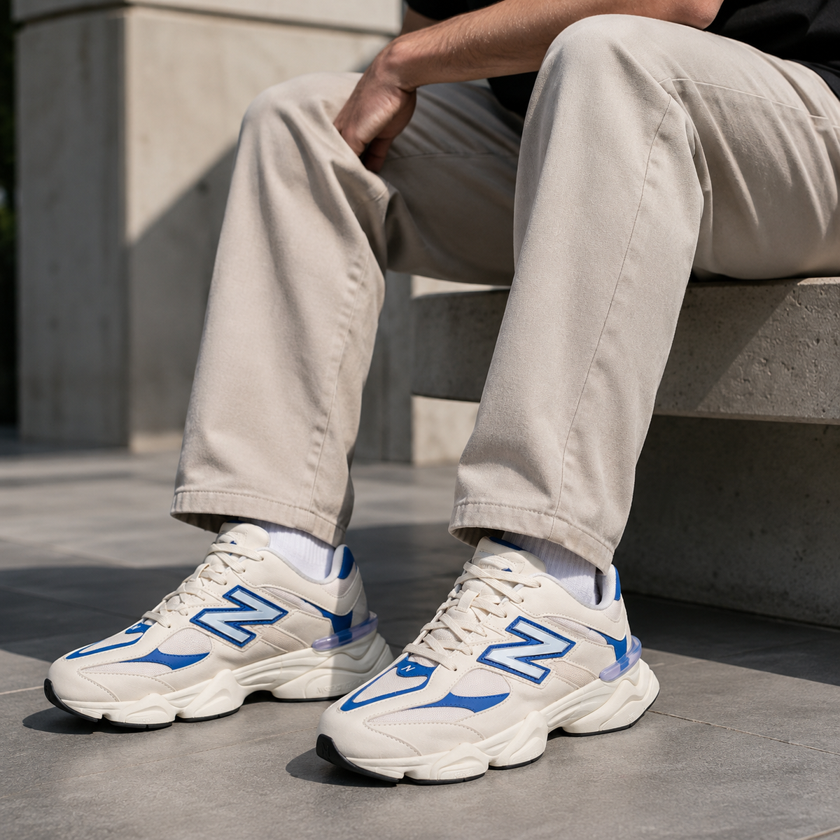 NEW BALANCE 9060 OFF WHITE ROYAL ALTA DM