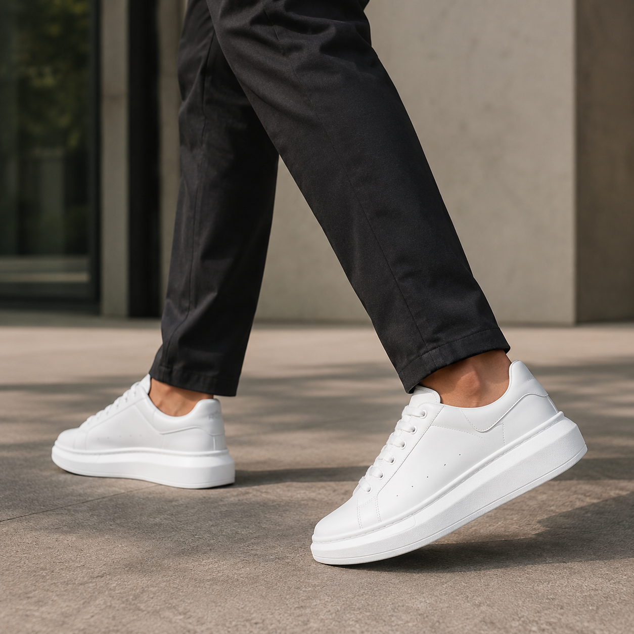 ALEXANDER MCQUEEN BRANCO ALTA