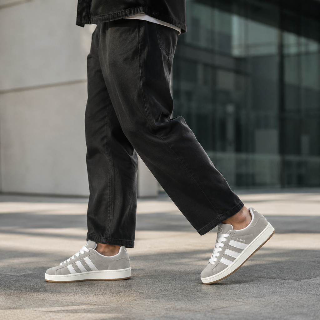 ADIDAS CAMPUS CINZA CAMURÇA ALTA PH