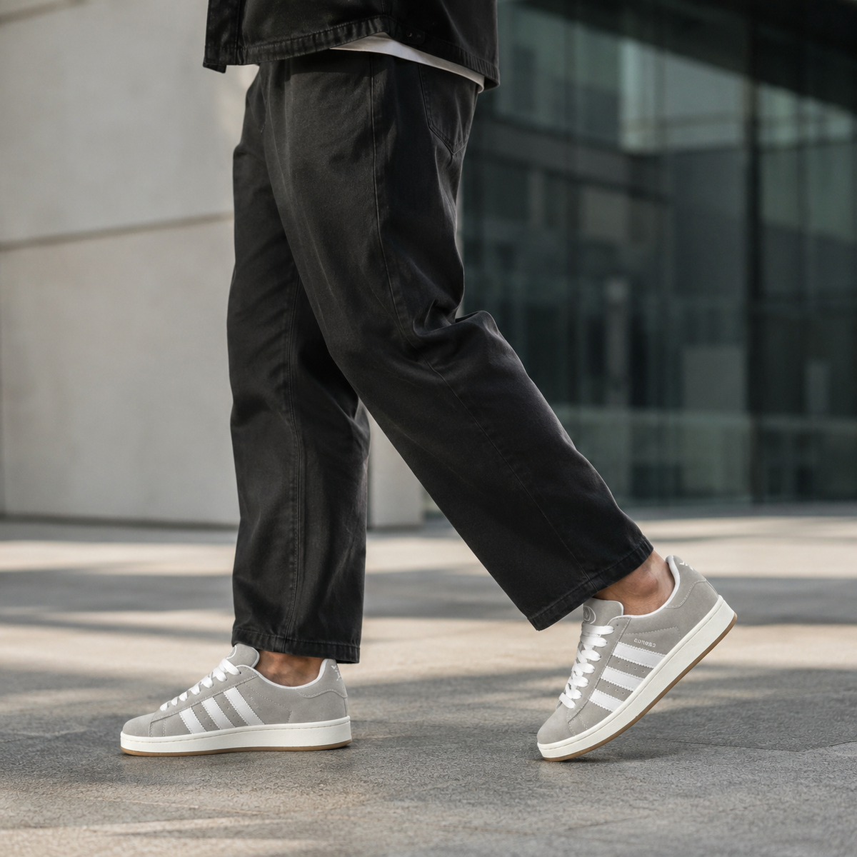 ADIDAS CAMPUS CINZA CAMURÇA ALTA PH