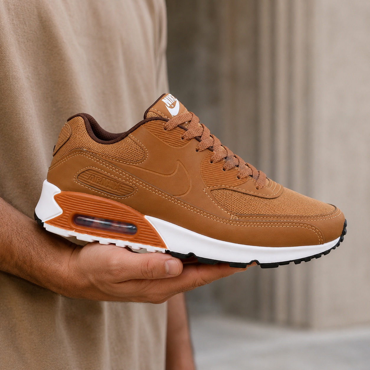 NIKE AIR MAX 90 CARAMELO ALTA WL
