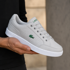 LACOSTE SAPATÊNIS CINZA BRANCO ALTA