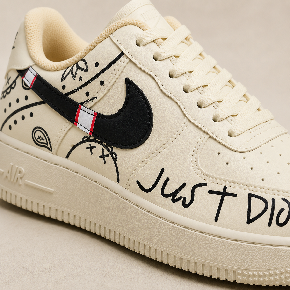 NIKE AIR FORCE JUST BEGE BAIXA SA