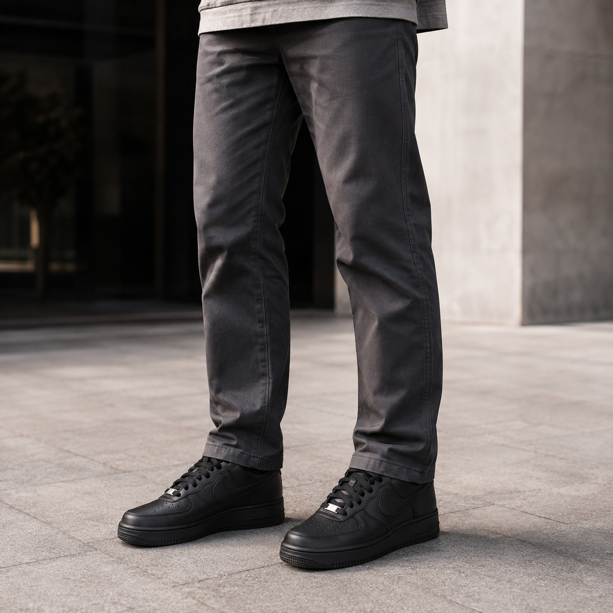 NIKE AIR FORCE PRETO ALTA NL