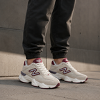 NEW BALANCE 9060 OFF WHITE BORDÔ ALTA DM